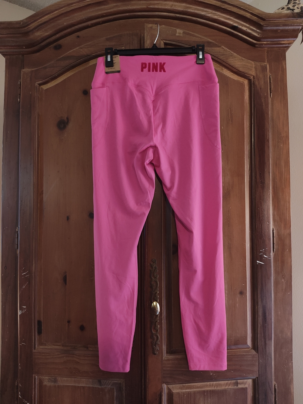 PINK Victoria's Secret Bright Pink High-Waist Leggings